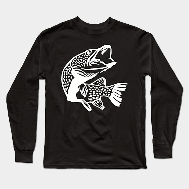 Pike Long Sleeve T-Shirt by Designzz